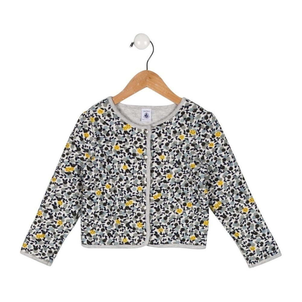 PETIT BATEAU
Girls' Floral Quilted Jacket